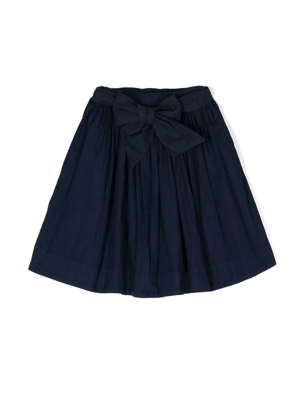 

KINDRED self-tie organic-cotton skirt - Blue