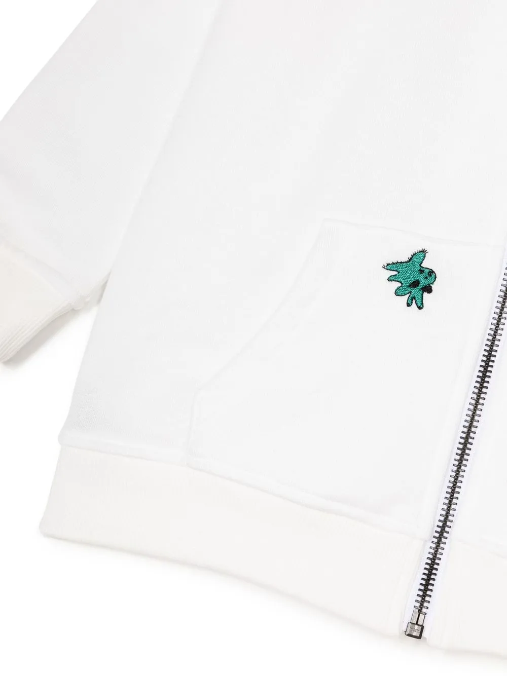 KINDRED EMBROIDERED-MOTIF ORGANIC-COTTON HOODIE