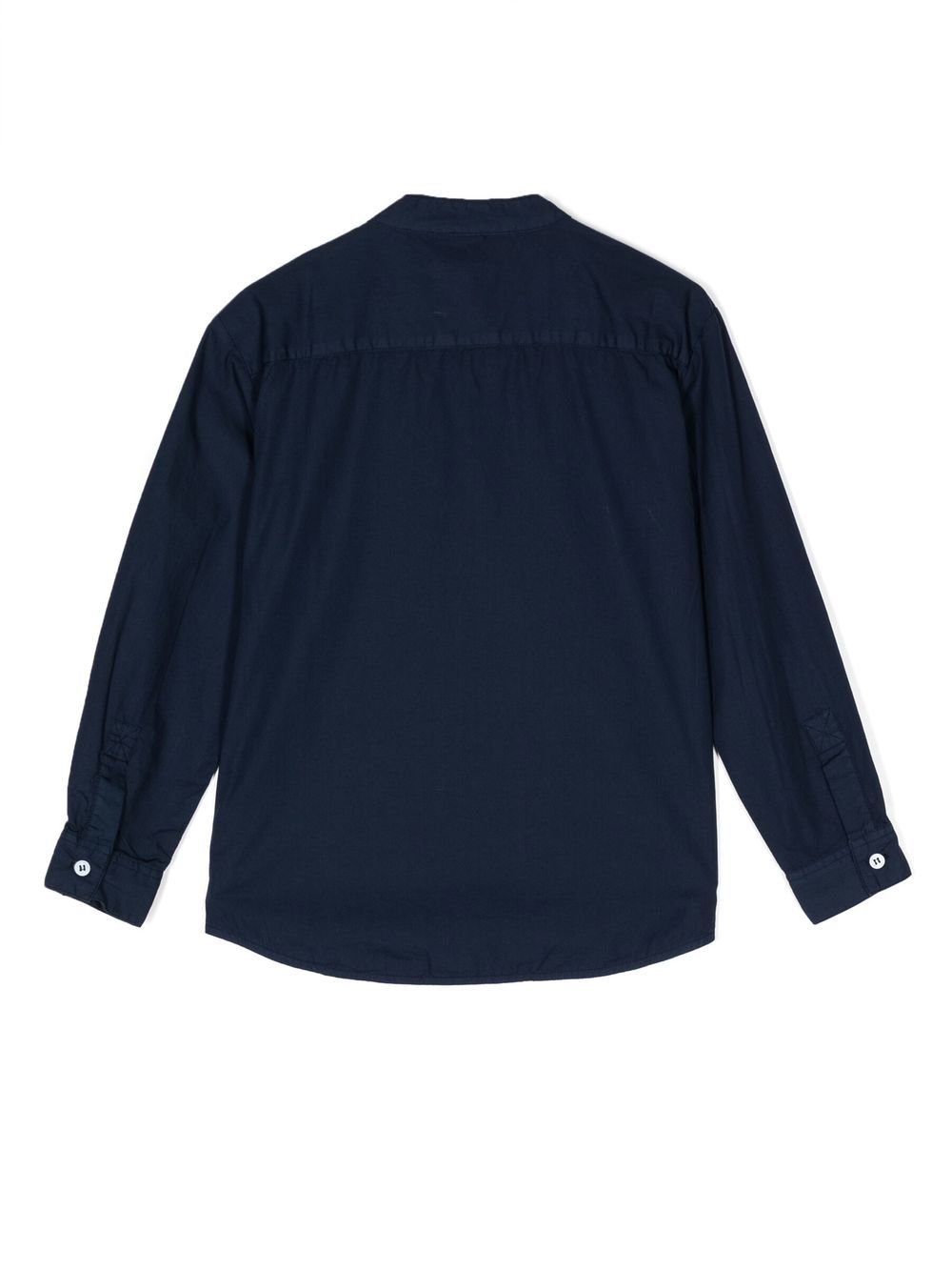 KINDRED Shirt met bandkraag - Blauw