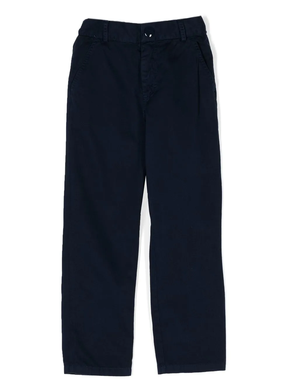 

KINDRED elasticated-waist straight-leg trousers - Blue