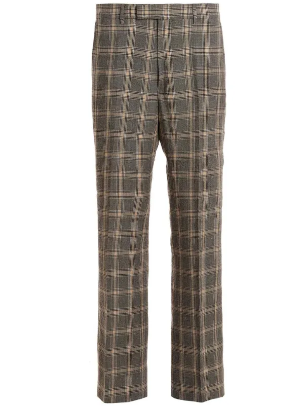 Gucci checkered pants on sale