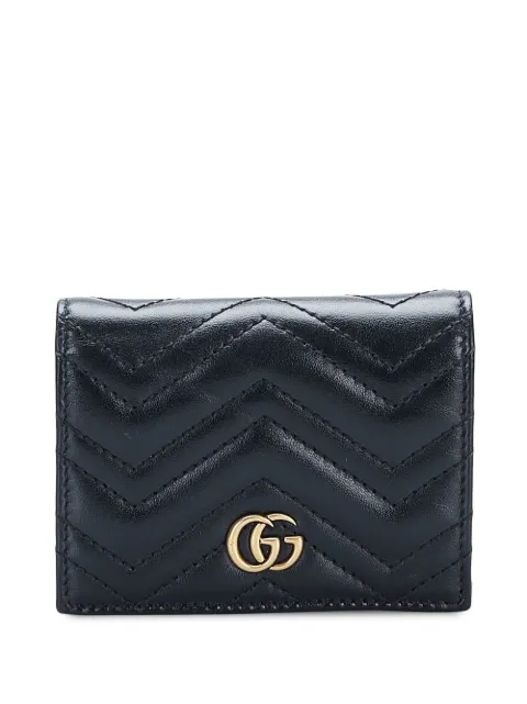 Gucci Pre-Owned Marmont Double G trifold wallet