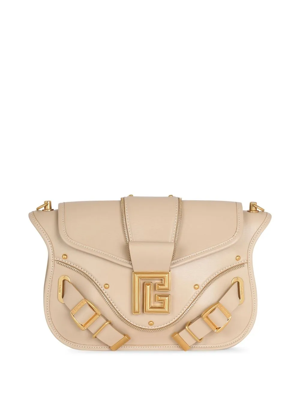 Balmain Blaze Schultertasche In Beige