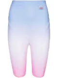 Balmain x Evian gradient-effect bermuda shorts - Pink