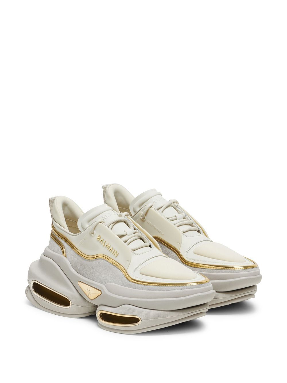 Balmain B-Bold low-top sneakers - Wit