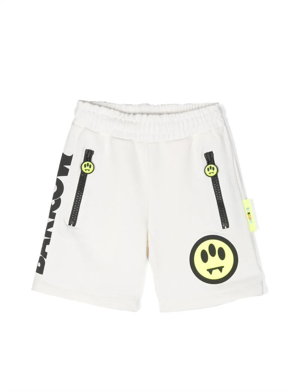 

Pinko Kids logo-print detail shorts - White