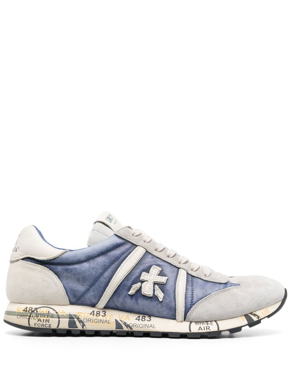 Shop Premiata Lucy Low-top Sneakers In Blue