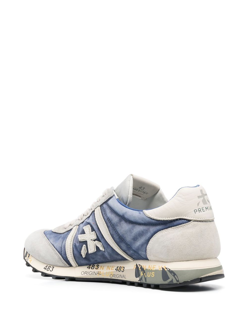 Shop Premiata Lucy Low-top Sneakers In Blue