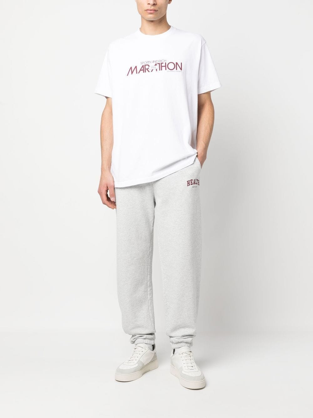 Sporty & Rich Logo cotton-blend Track Pants - Farfetch