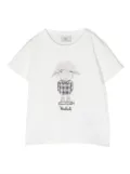 Woolrich Kids cartoon-print T-shirt - White