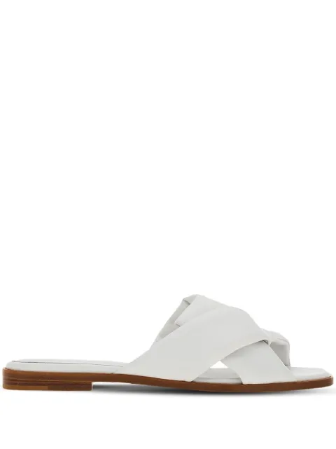 Ferragamo ノットディテール レザーサンダル
