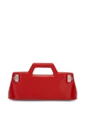 Ferragamo horizontal-design leather tote bag - Red