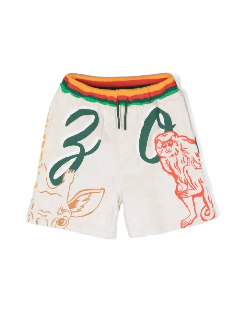 Kenzo Kids Shorts mit Cartoon-Print