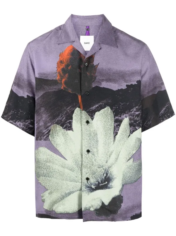 OAMC graphic-print short-sleeve Shirt - Farfetch