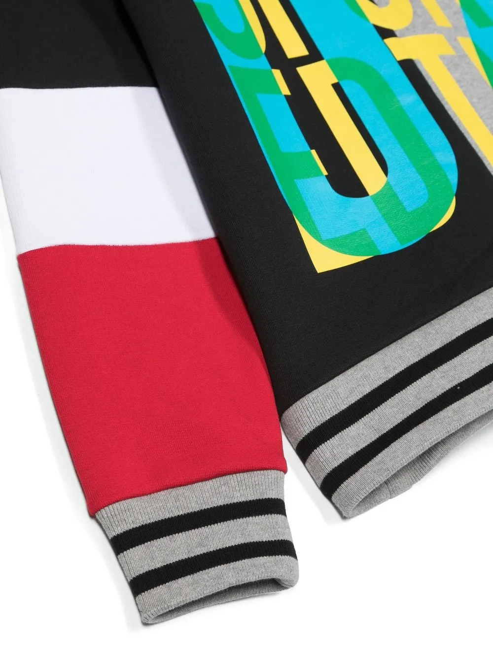 DSQUARED2 COLOUR-BLOCK NUMBER SWEATSHIRT