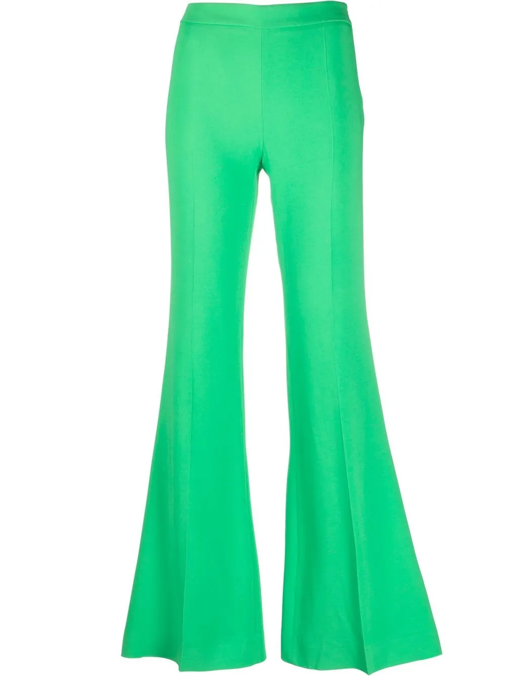 

Moschino flared high-waist trousers - Green