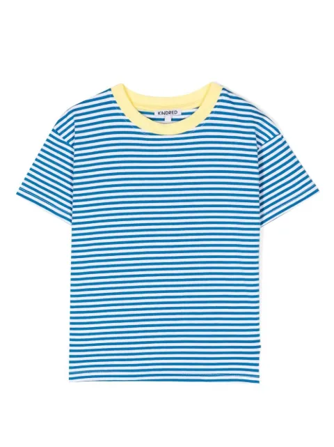 KINDRED contrast-trim short-sleeve T-shirt
