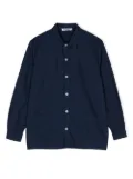 KINDRED patch-pocket long-sleeve shirt - Blue