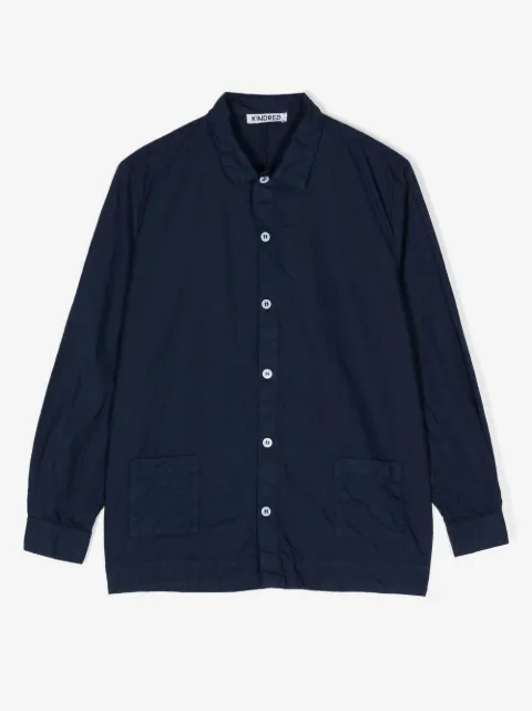 KINDRED camisa manga larga con bolsillo de parche