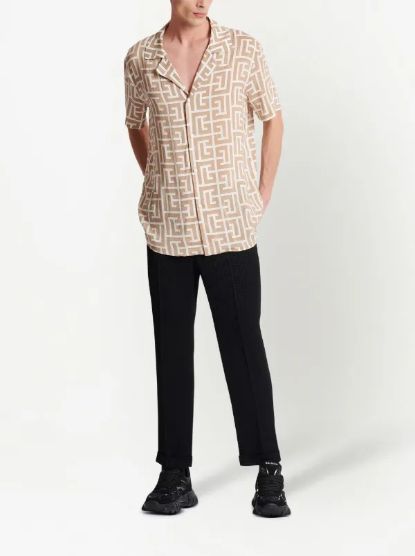 Monogram Workwear Short-Sleeved Shirt - Men - Ready-to-Wear