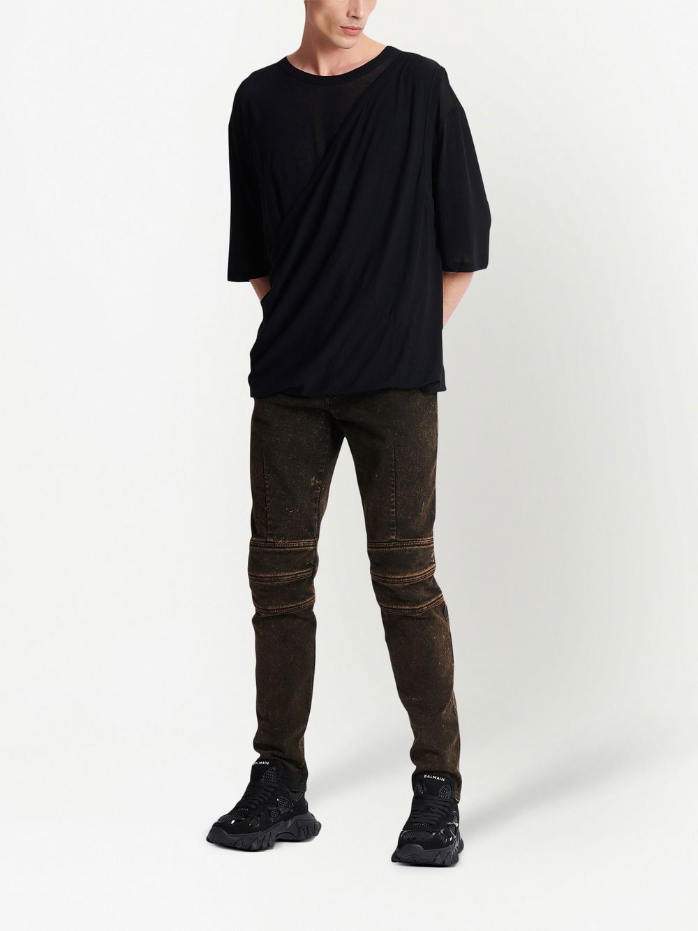Balmain Straight jeans - Zwart