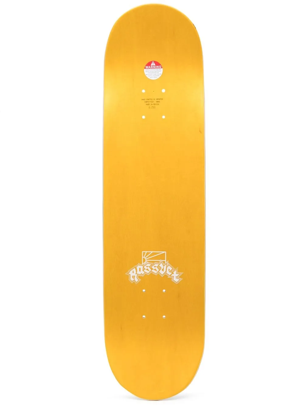 

PACCBET Goth print skakeboard deck - Yellow