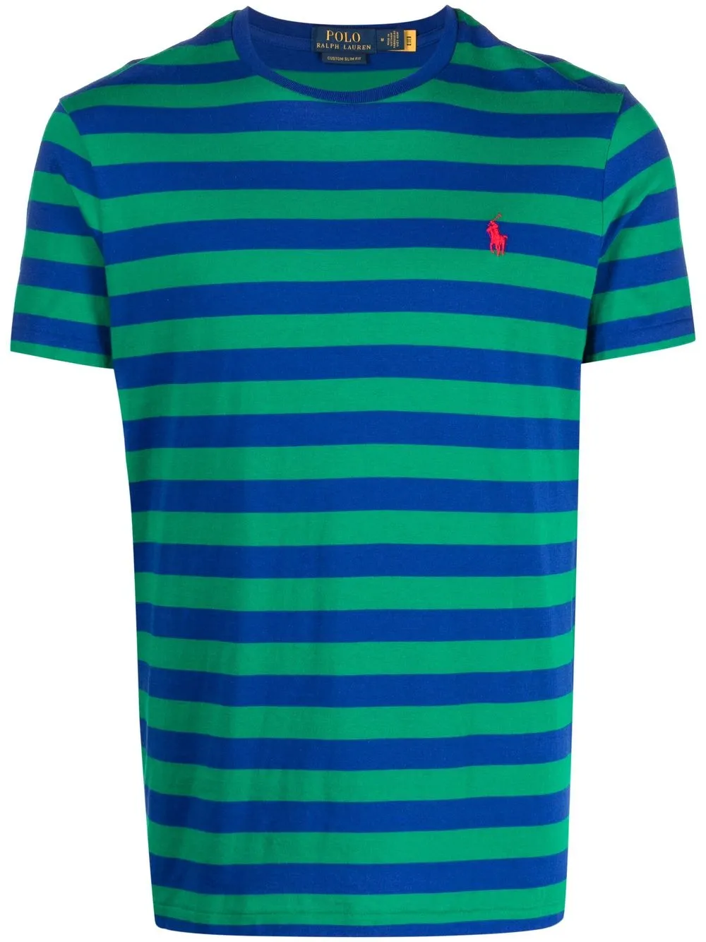 Polo Ralph Lauren logo-embroidered Striped T-shirt - Farfetch