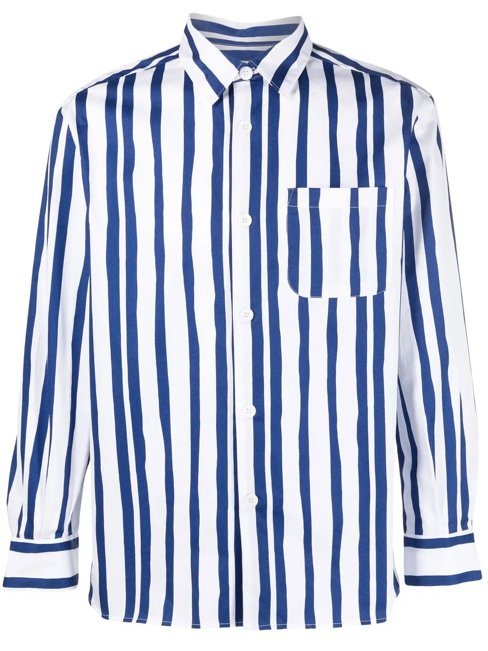 

A.P.C. stripe print shirt - Blue