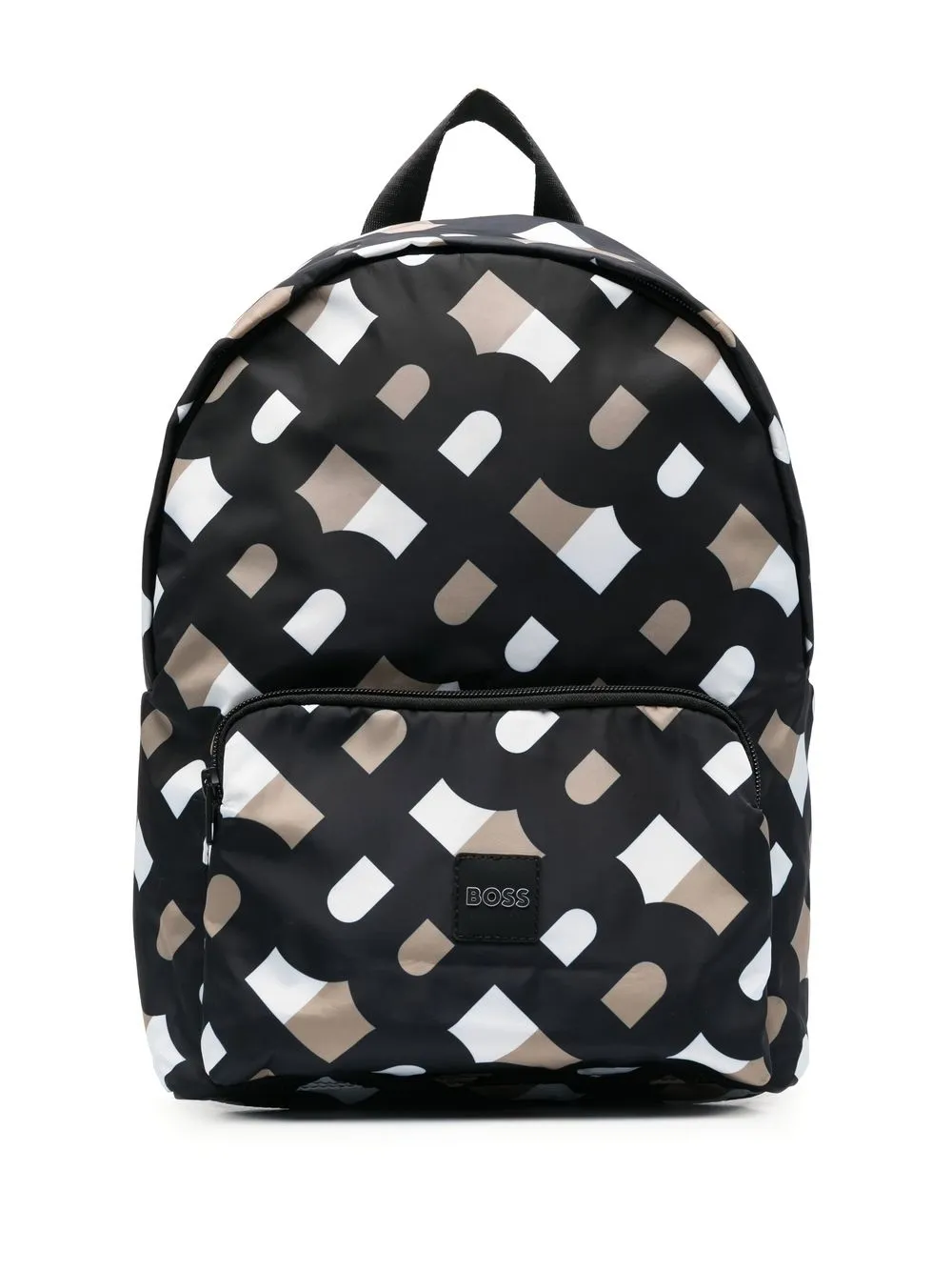 

BOSS Kidswear logo-print backpack - Black