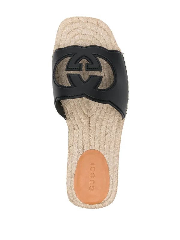 Gucci logo espadrilles on sale