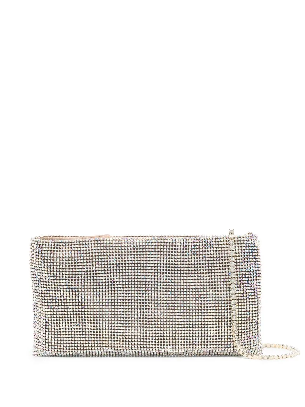 

Benedetta Bruzziches Your Best Friend rhinestone clutch bag - Silver