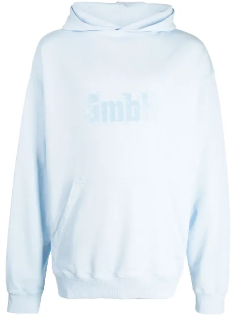 GmbH logo-print cotton hoodie