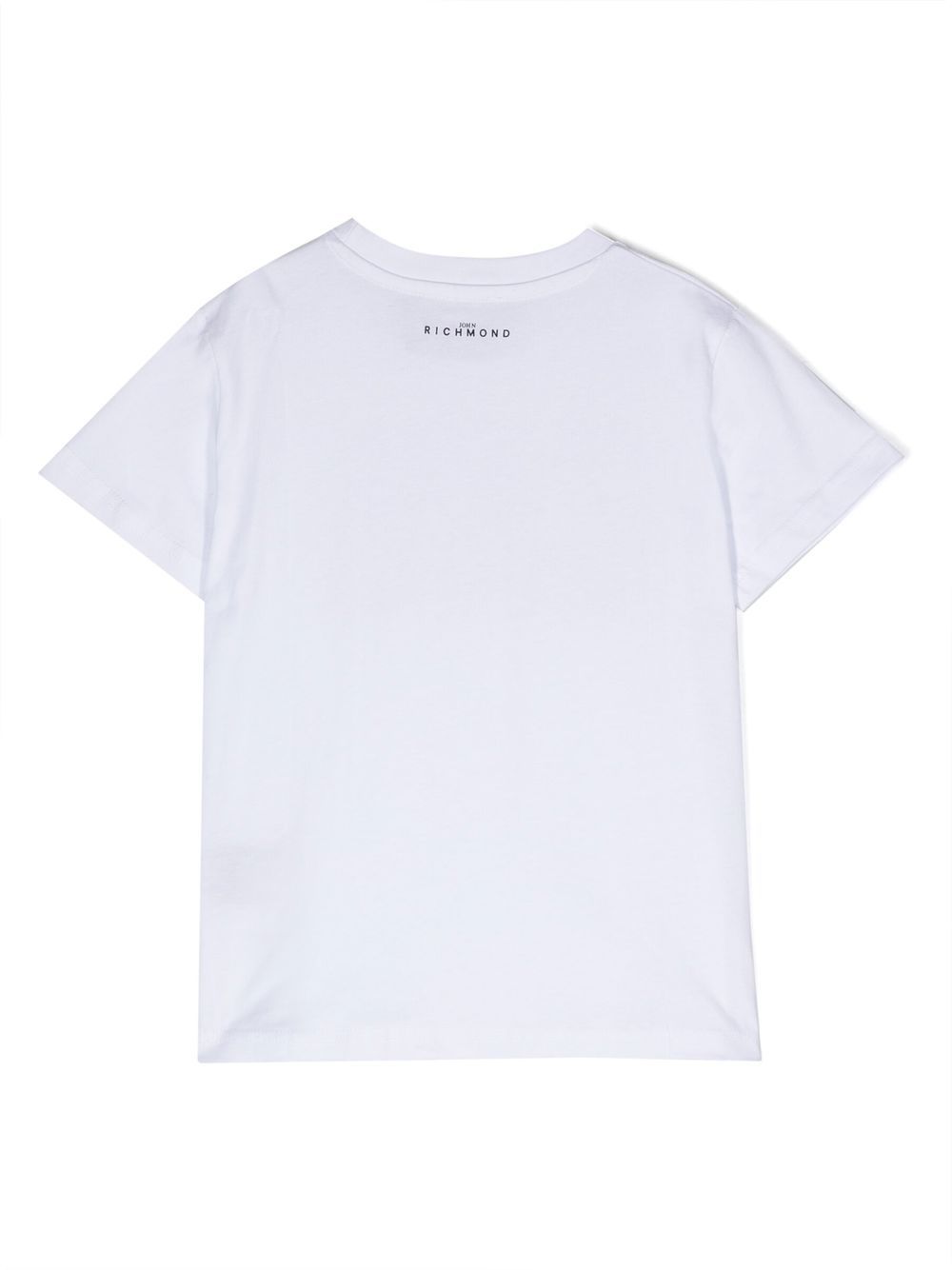 John Richmond Junior T-shirt met logoprint - Wit