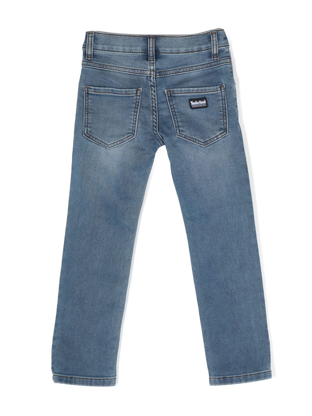 Timberland Kids Jeans met logopatch - Blauw