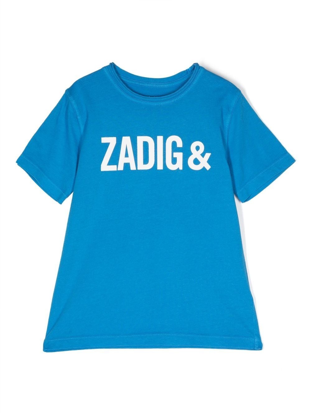 

Zadig & Voltaire Kids logo-print cotton T-shirt - Blue