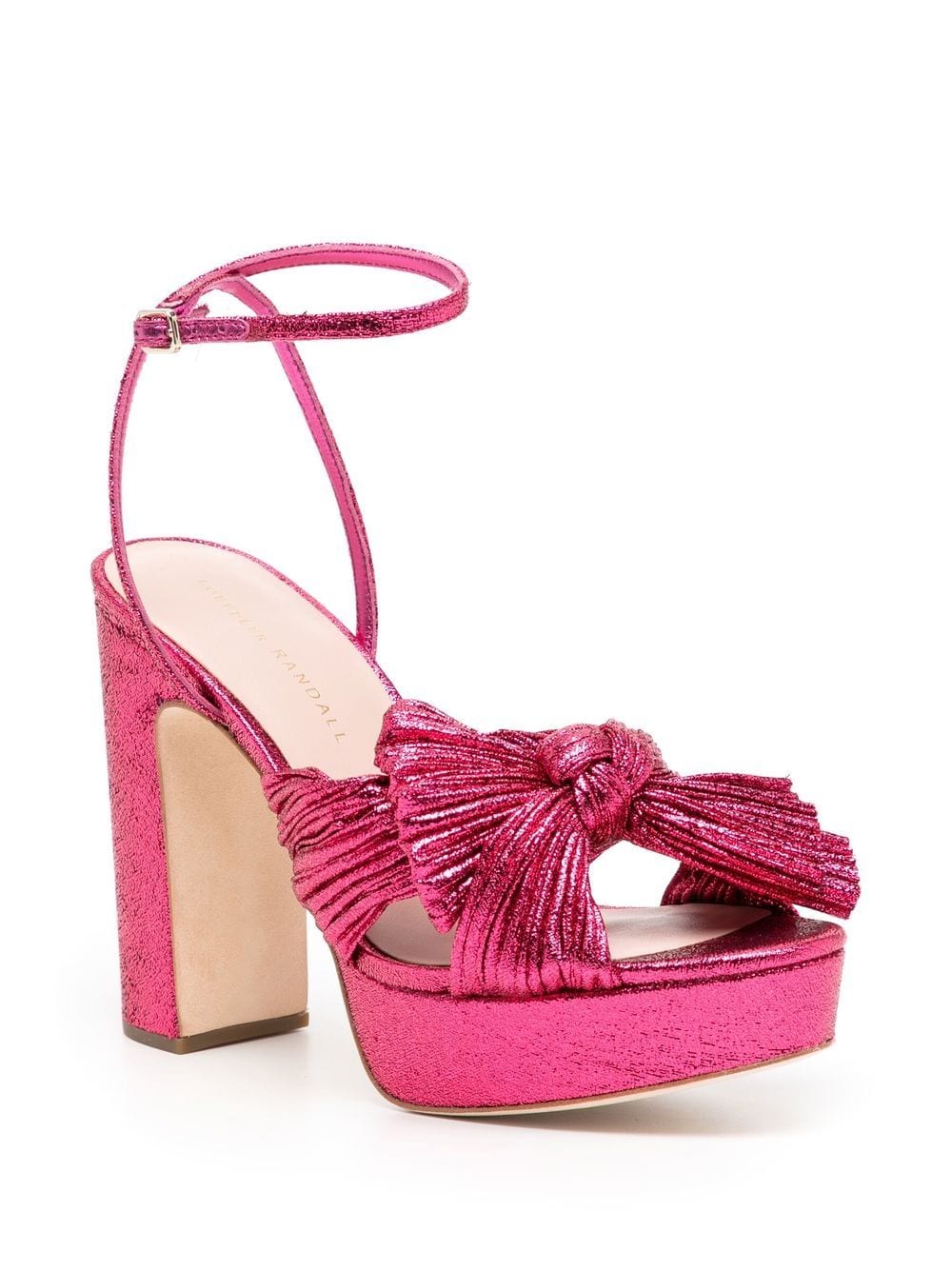 Loeffler Randall Natalia sandalen met geknoopt detail - Roze