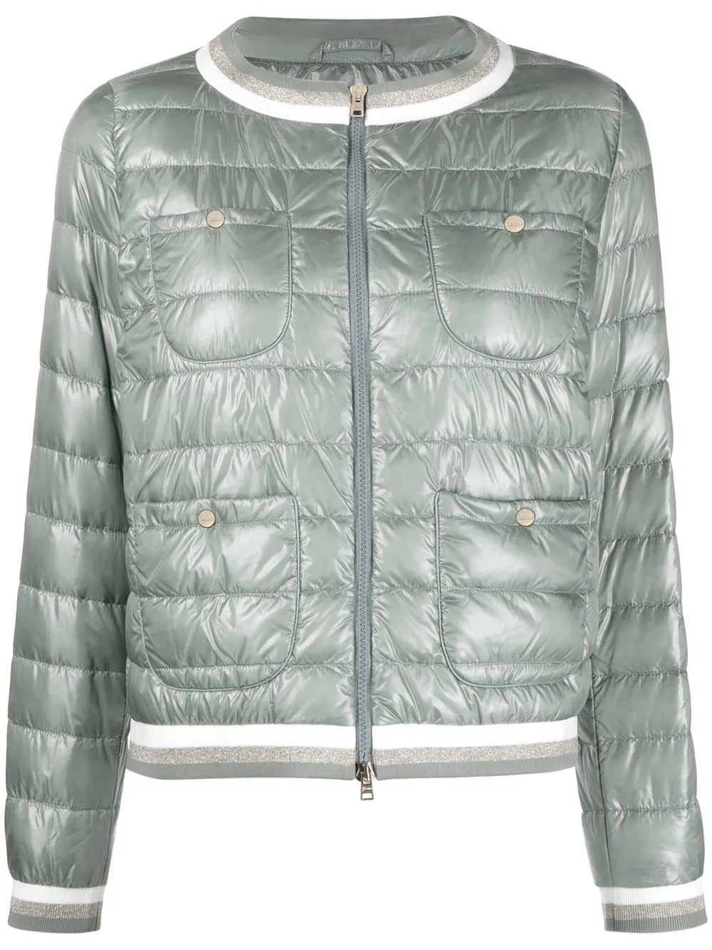 

Herno padded bomber jacket - Green