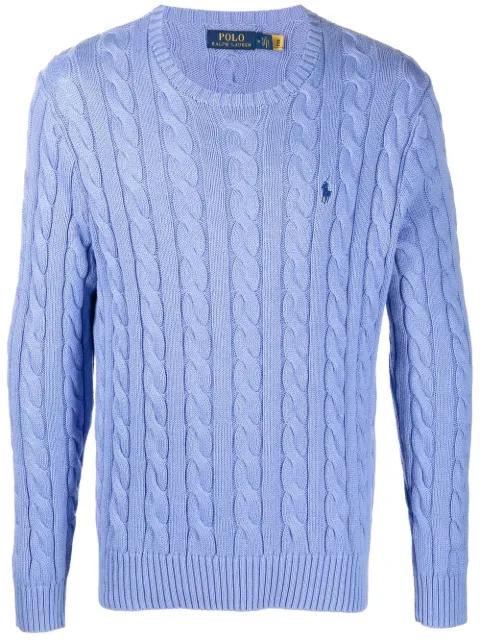 Polo Ralph Lauren cable-knit long-sleeved jumper