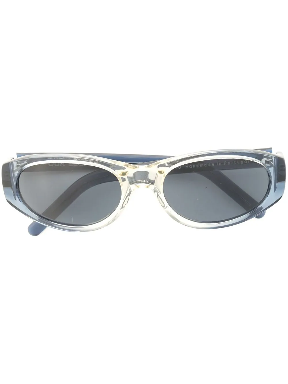 

OUR LEGACY transparent oval sunglasses - Black