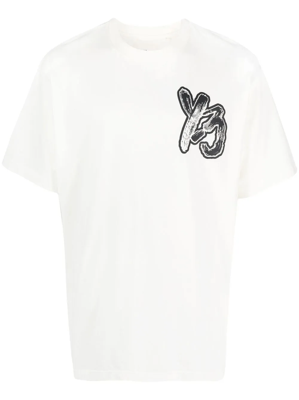 

Y-3 playera con logo estampado - Blanco