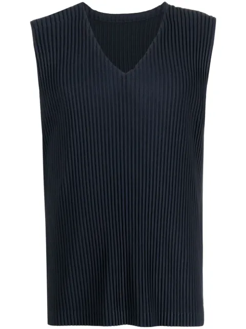 Homme Plissé Issey Miyake plissé sleeveless vest