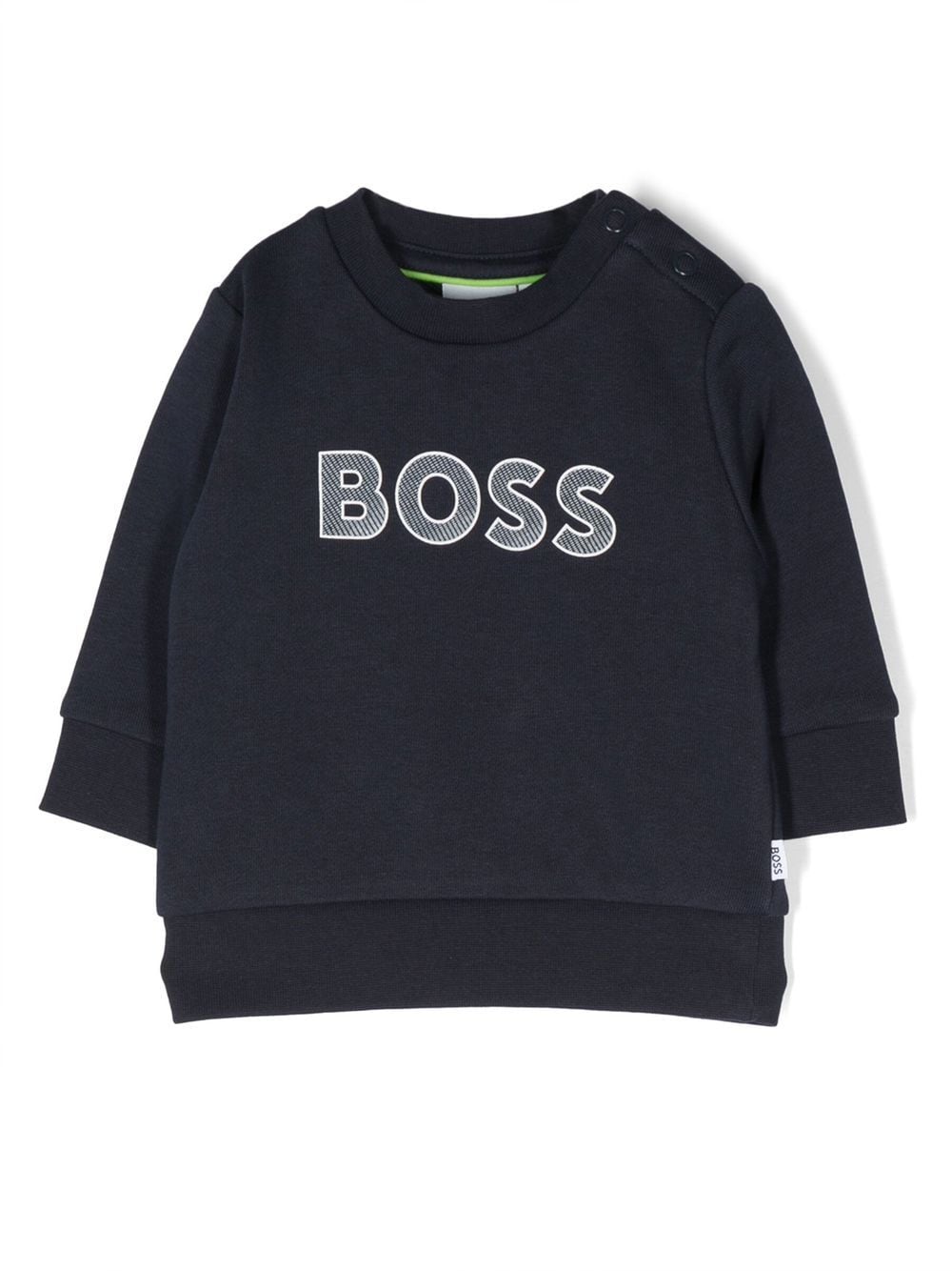 Bosswear Babies' Embossed-logo Sweatshirt In Blue