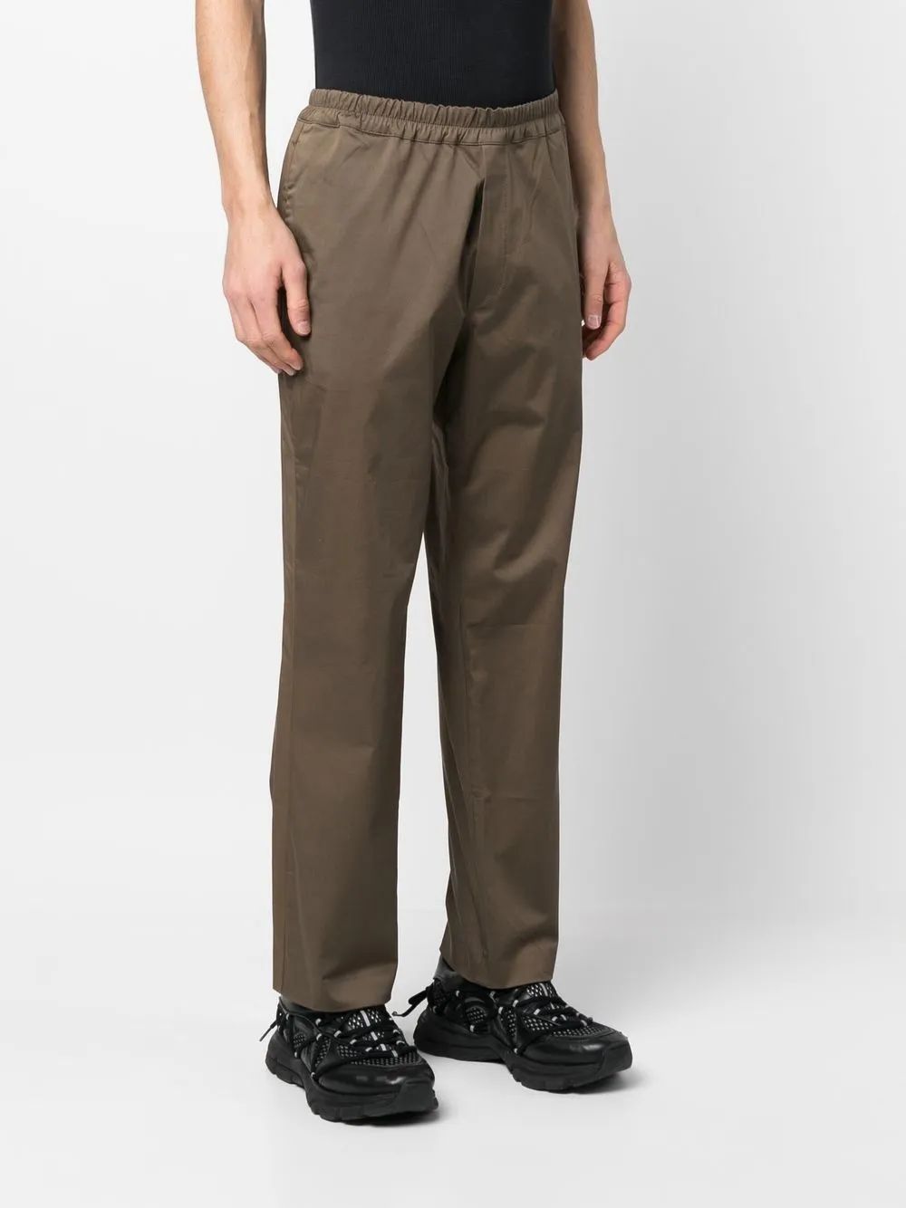Barrow Elasticated-waist Chino Trousers In Grün