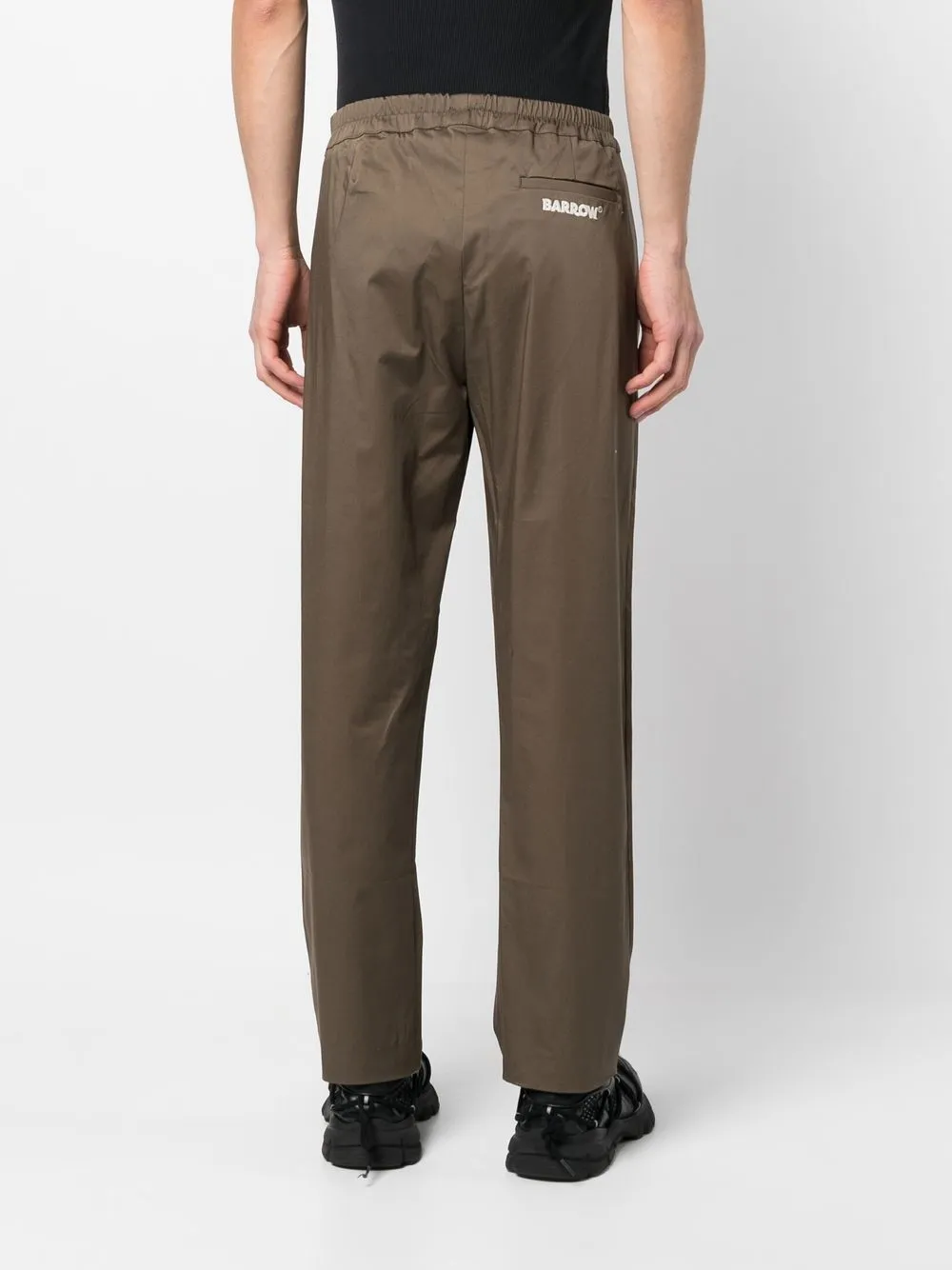 Barrow Elasticated-waist Chino Trousers In Grün