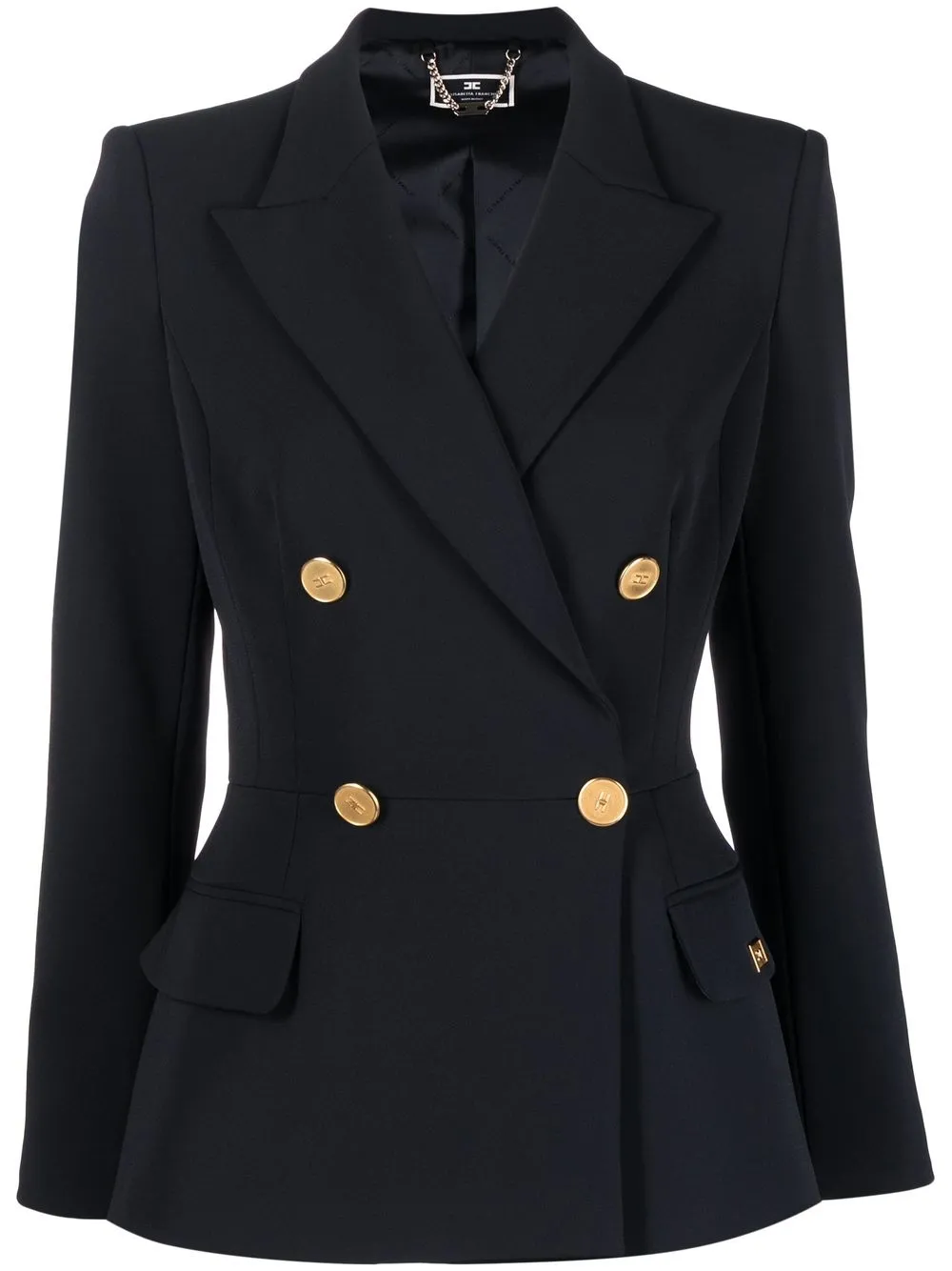 

Elisabetta Franchi double-breasted blazer - Black