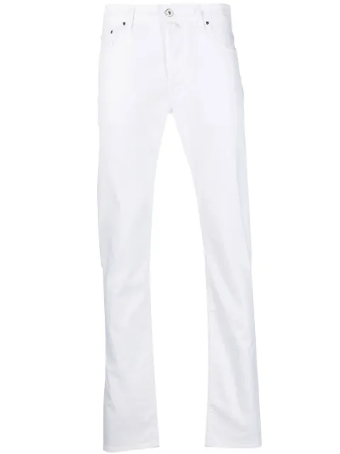 Jacob Cohën jeans rectos con mascada