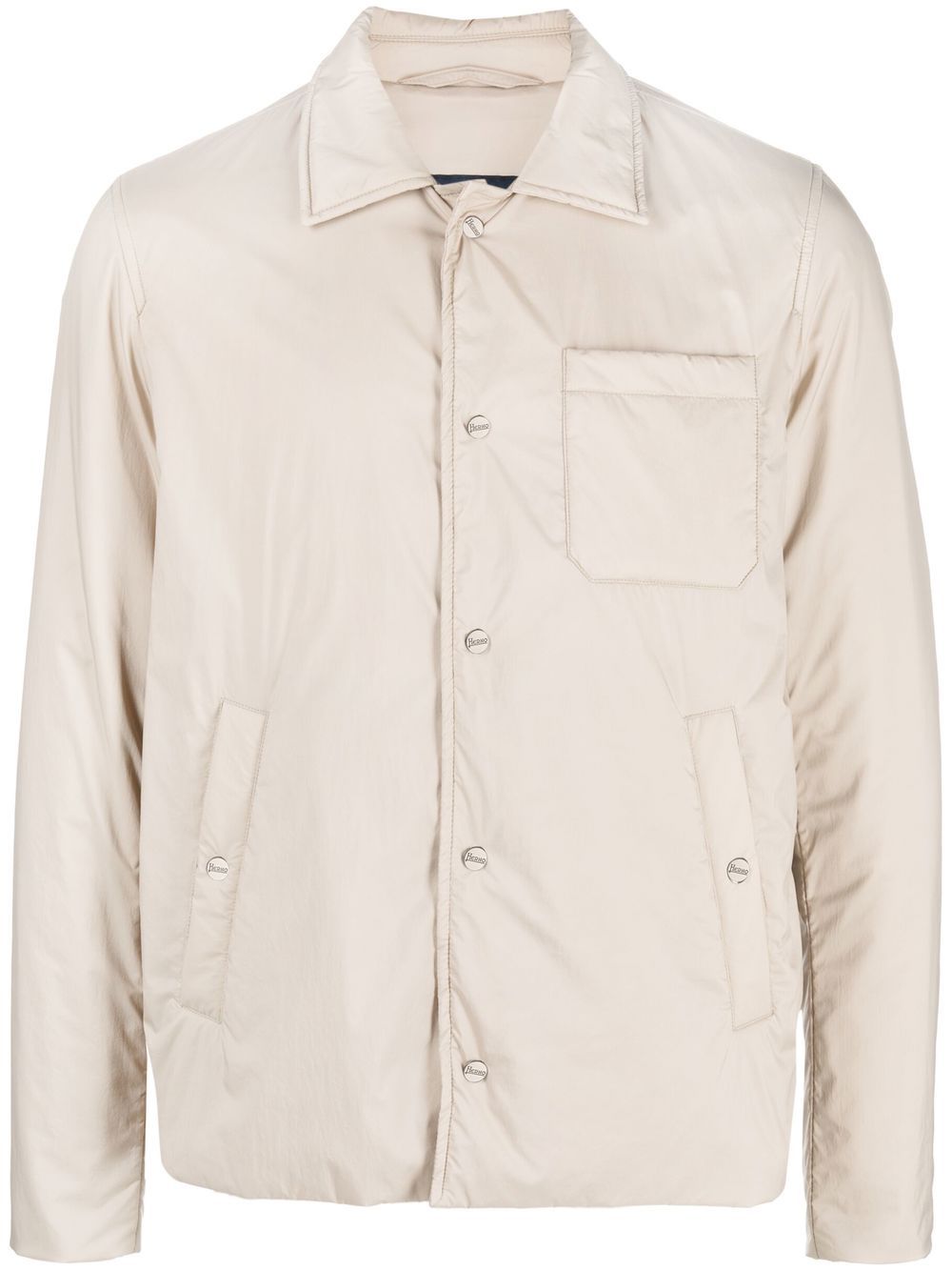 

Herno chantilly buttoned jacket - Neutrals