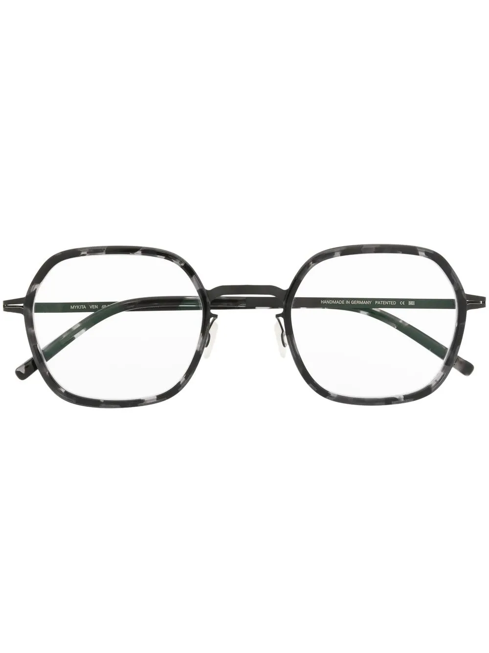 

Mykita lentes con armazón cuadrada estilo carey - Negro