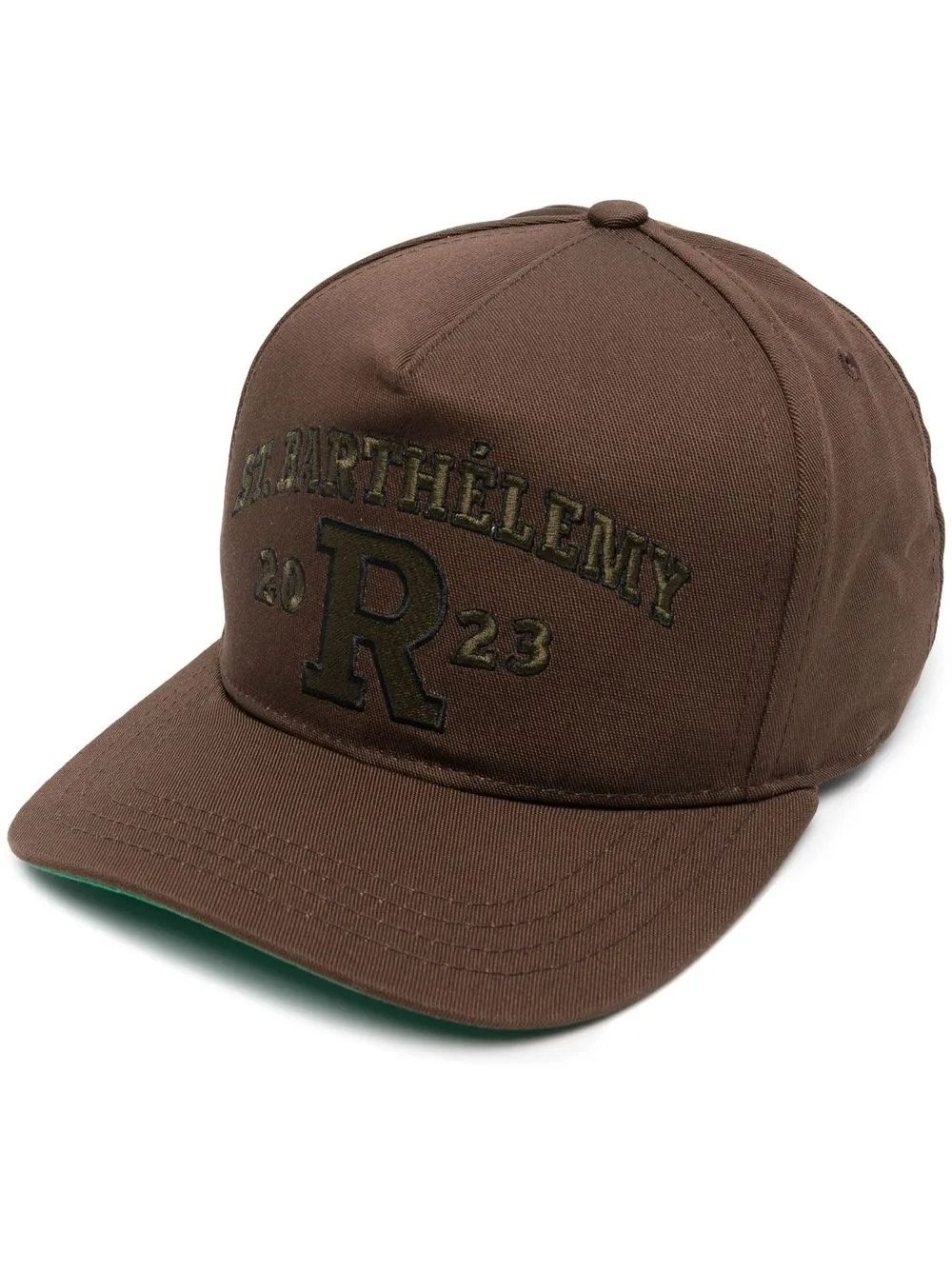 

Rhude gorra con parche del logo - Marrón