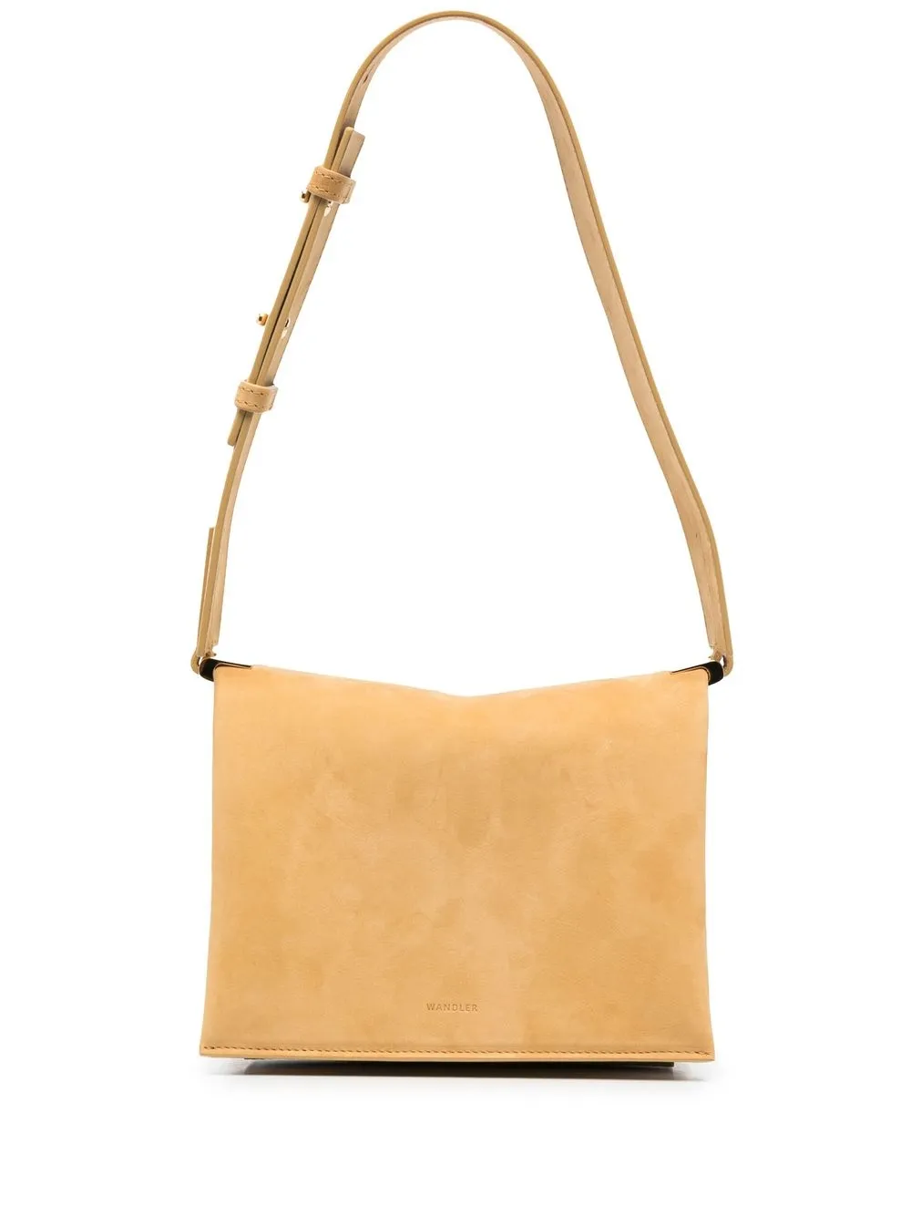 

Wandler Uma box suede shoulder bag - Yellow